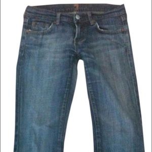 7 For All Mankind Medium/Dark Wash Bootcut Jeans